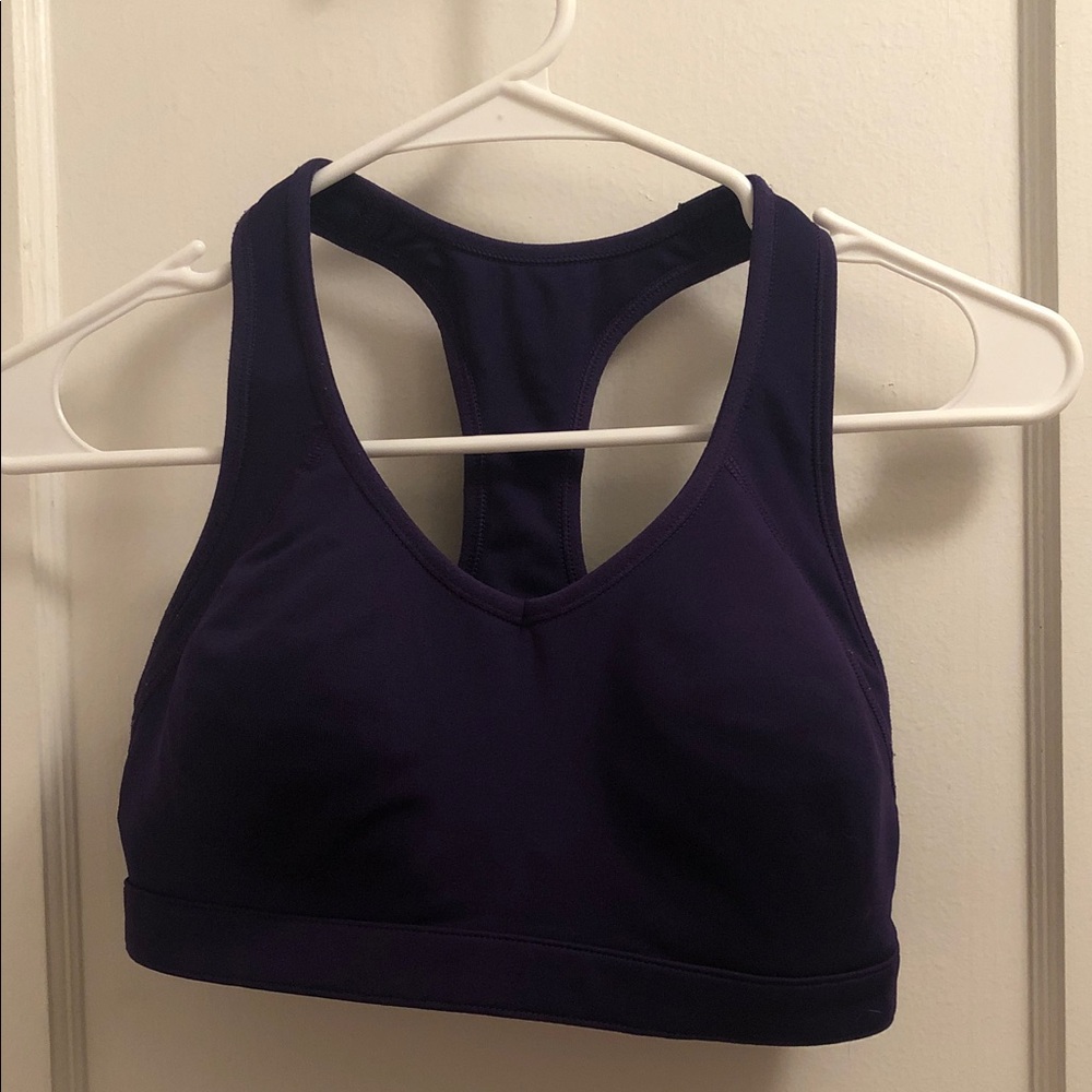 GAP Deep Purple Racerback Sports Bra